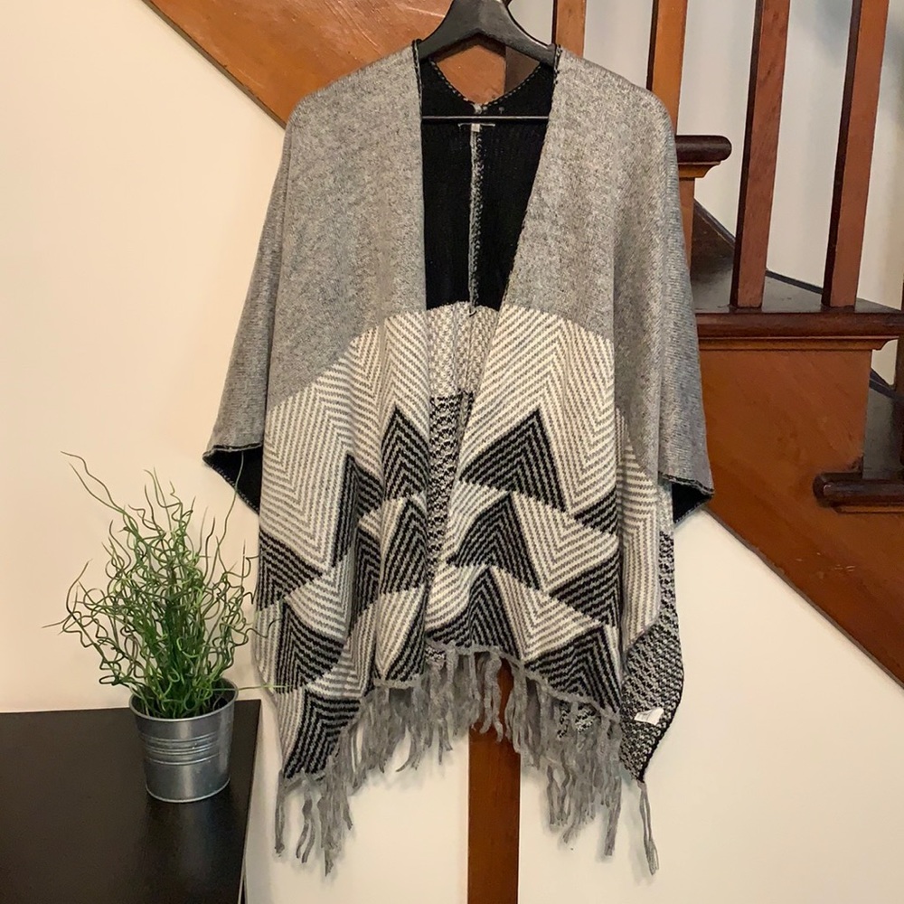 Poncho Knit Scarf